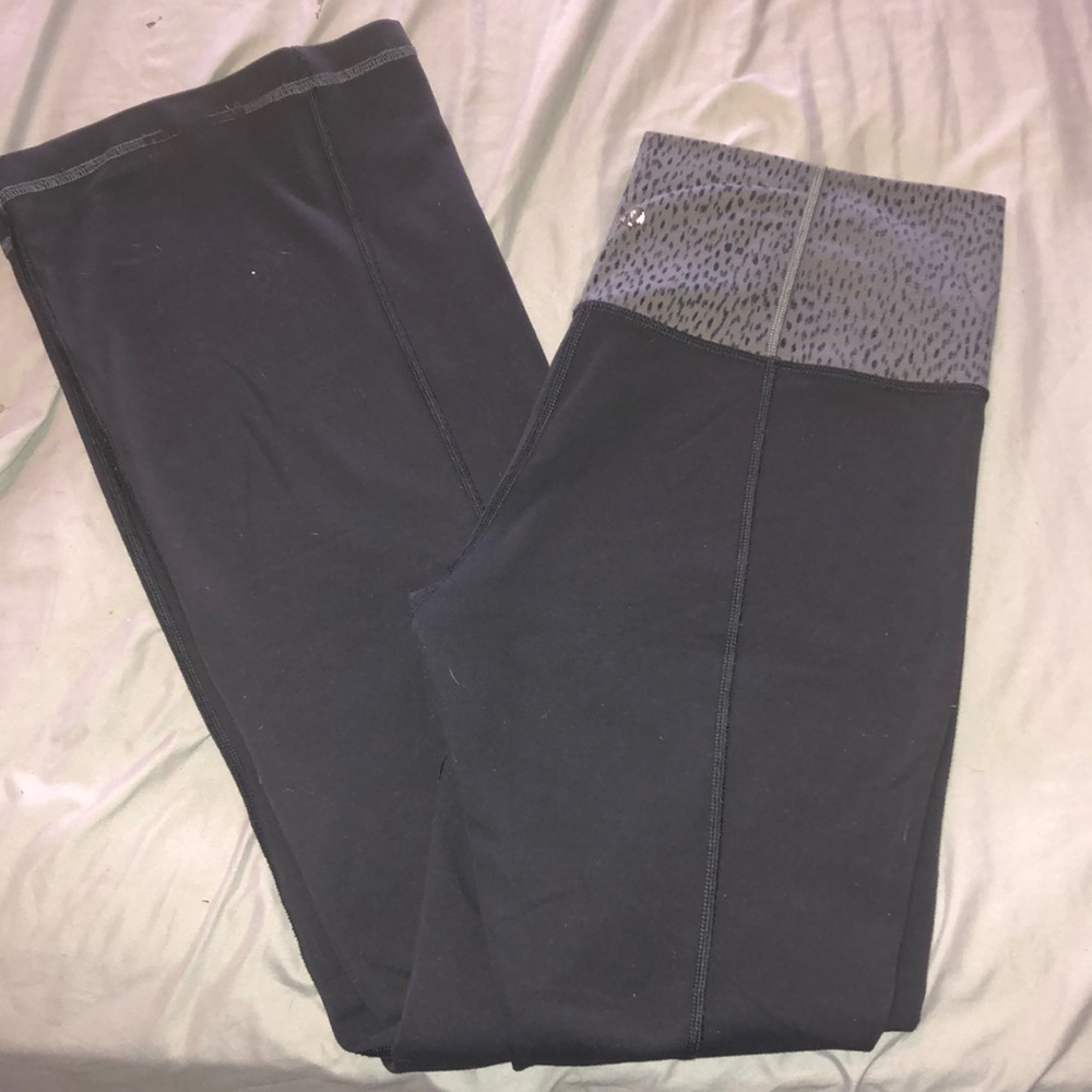 Lululemon Grey Flare Leggings